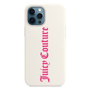 Juicy Couture Logo iPhone Case White/Pink