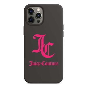 Juicy Couture Vintage JC Logo iPhone Case Black/Pink