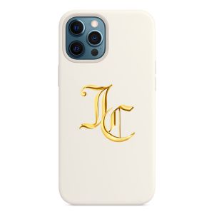 Juicy Couture Vintage JC iPhone Case White/Gold