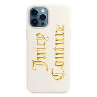 Juicy Couture Vintage Juicy Couture iPhone Case White/Gold